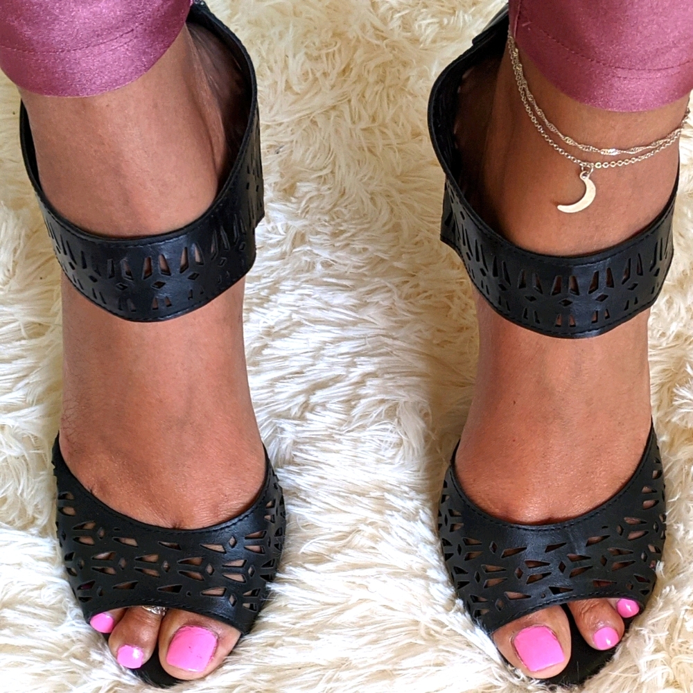 Black heels